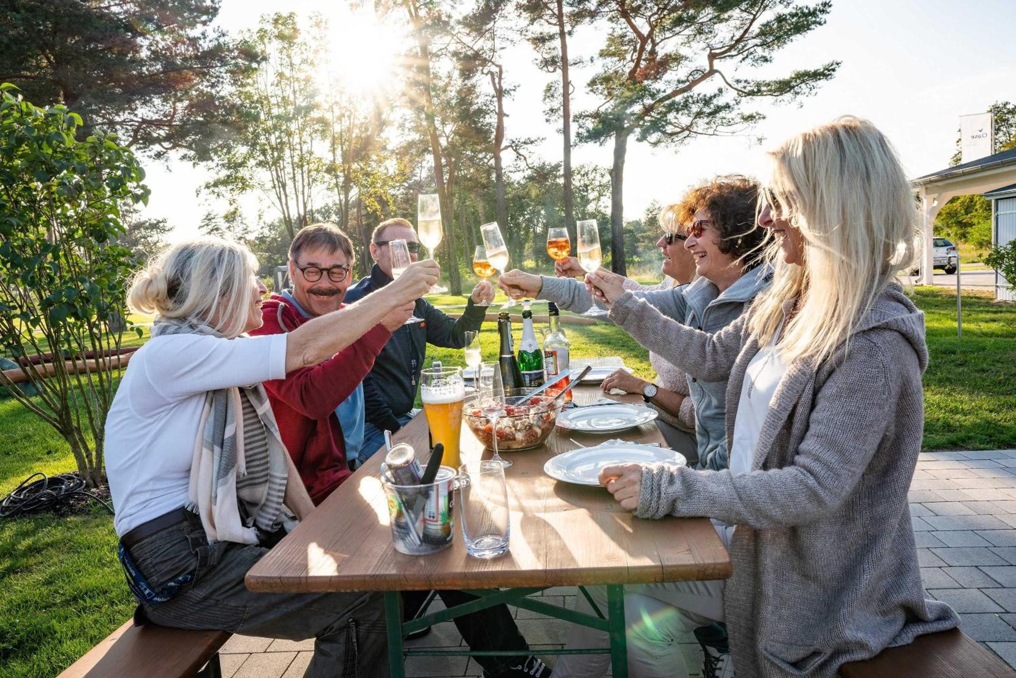 Terrassenwohnung "Inselhain" - Oase Am Haff Garz  Esterno foto