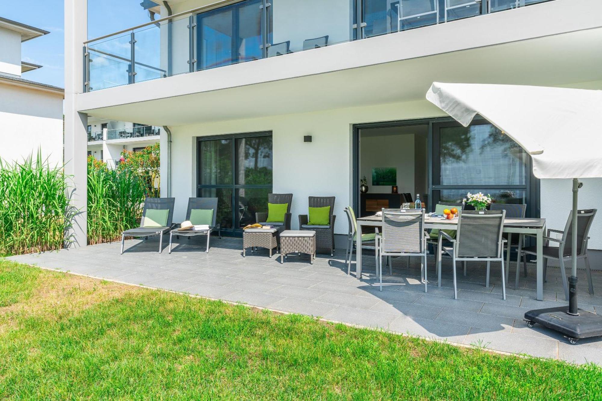 Terrassenwohnung "Inselhain" - Oase Am Haff Garz  Esterno foto